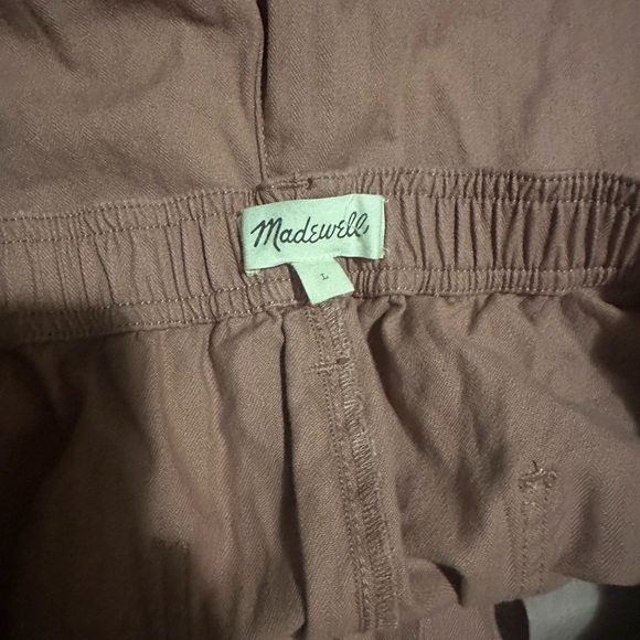 Madewell High Waist Rust Shorts - Picture 4 of 4